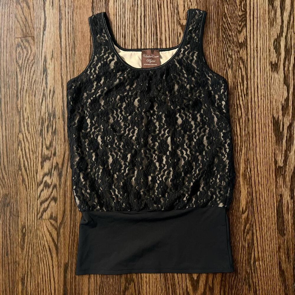 Black lace top by undercover agent